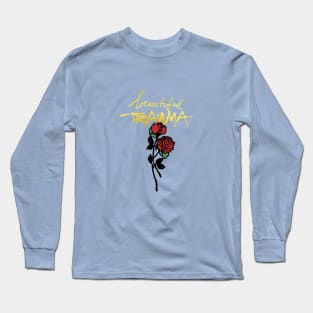 Pink Beautiful Trauma Long Sleeve T-Shirt